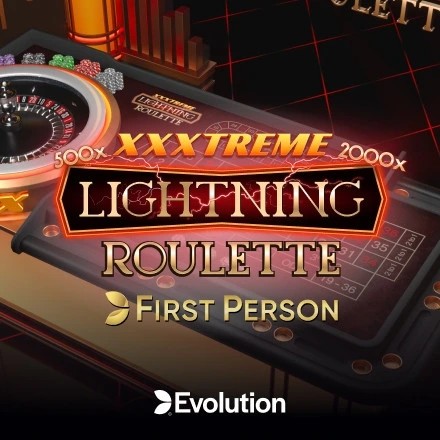 First Person XXXtreme Lightning Roulette slot logo by Evolution at Spinky