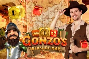 Play Gonzo's Treasure Map slot by Evolution on spinky.bet