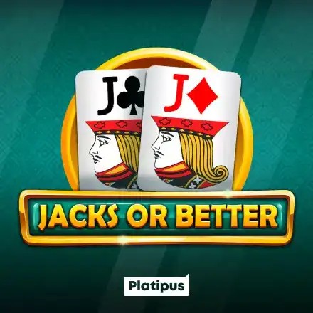 Jacks or Better online game logo by Platipus on spinky.bet