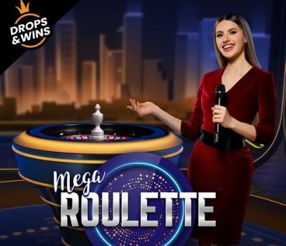 Official Live Dealer logo: Mega Roulette by Pragmatic Play at Spinky