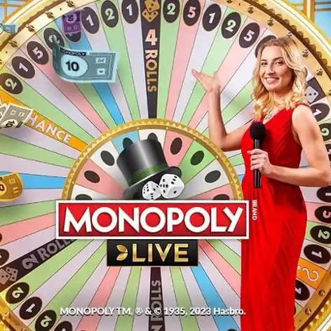 Enjoy Monopoly Live by Evolution – logo hosted on spinky.bet