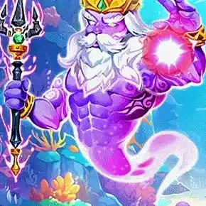 Poseidon’s Secret 2 slot logo by KA Gaming at Spinky
