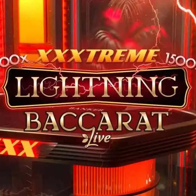 Enjoy XXXtreme Lightning Baccarat by Evolution – logo hosted on spinky.bet